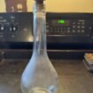 VTG Erven Lucas Anno 1575 Bols Empty Oversize Glass Flask Liquor Bottle Advertis